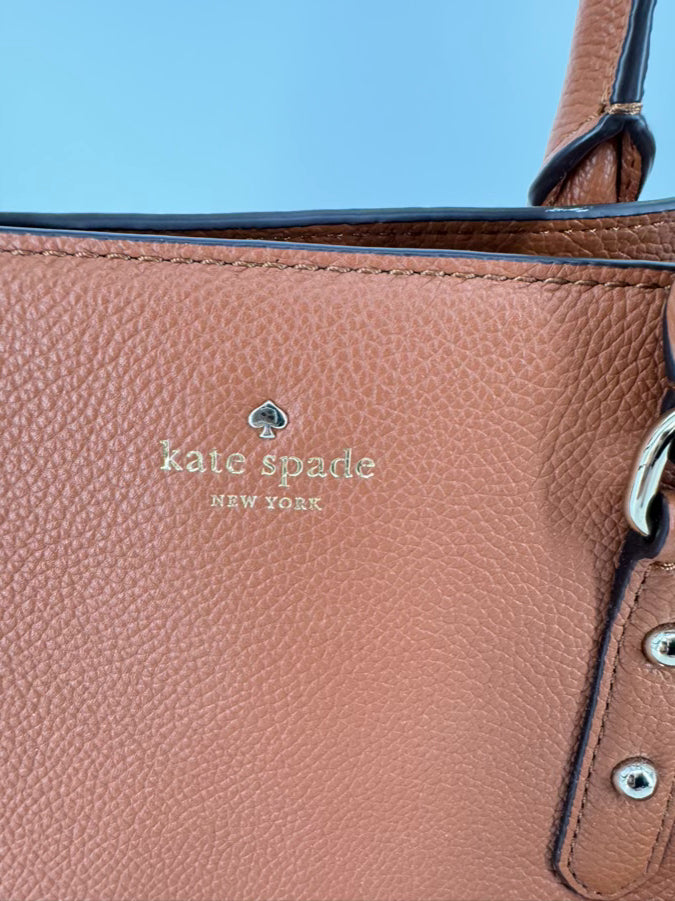 KATE SPADE Cognac Leather Purse