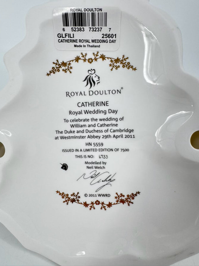 ROYAL DOULTON "Catherine Royal Wedding Day" Figure