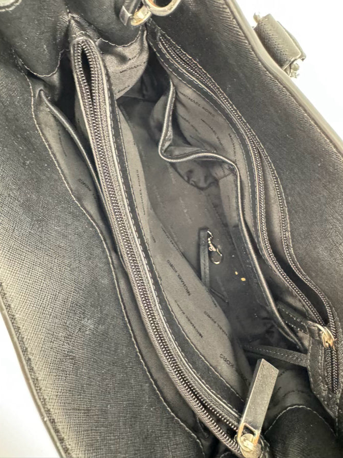 MICHAEL KORS Black Leather Purse