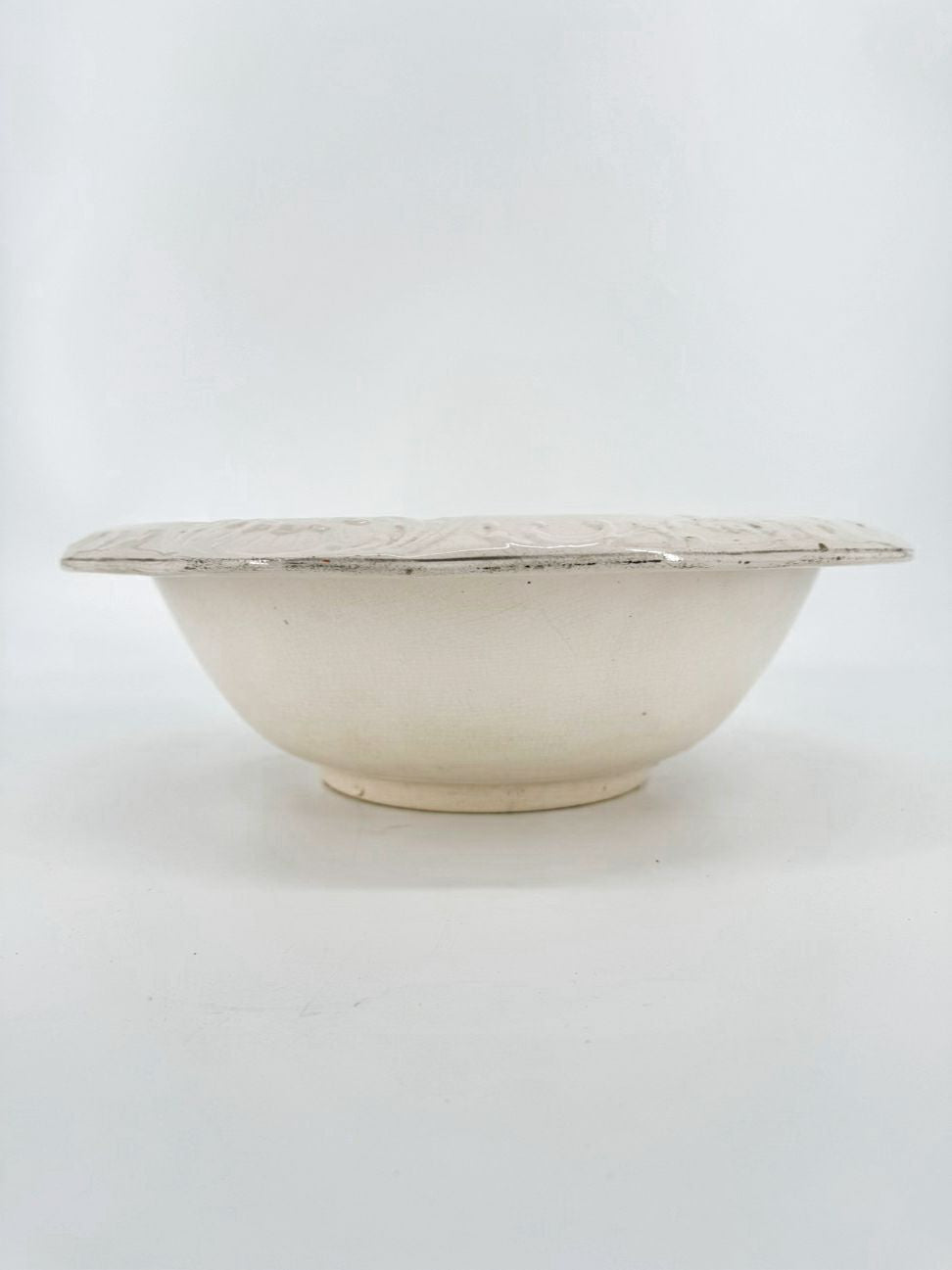 VINTAGE Pink & Green Floral Wash Bowl