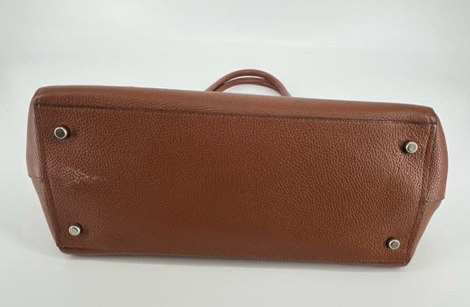 COACH Brown Leather Swagger Tote