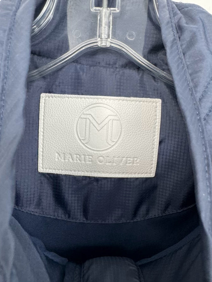 MARIE OLIVER Size M/L Navy Quilted Jacket