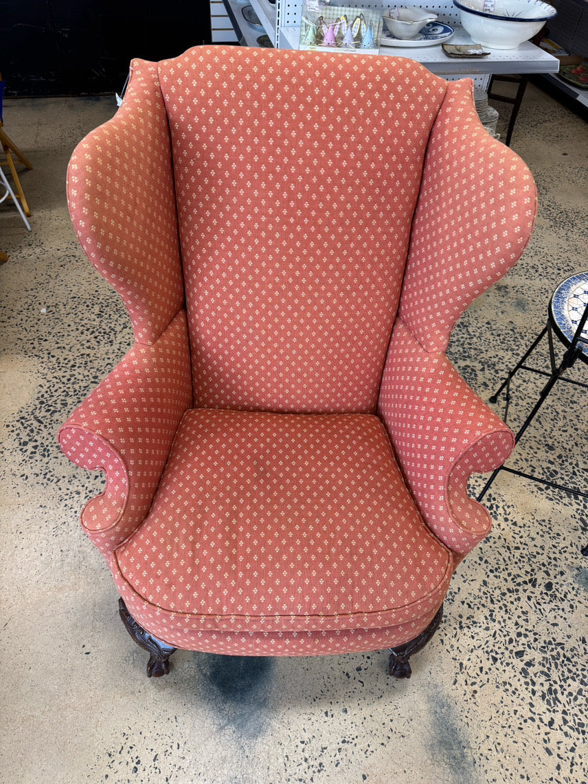 SOUTHWOOD Brick & Cream Queen Ann Chair