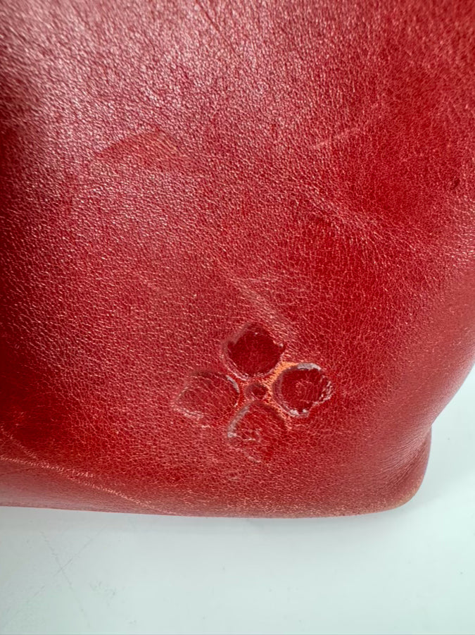 PATRICIA NASH Burgundy Leather Purse
