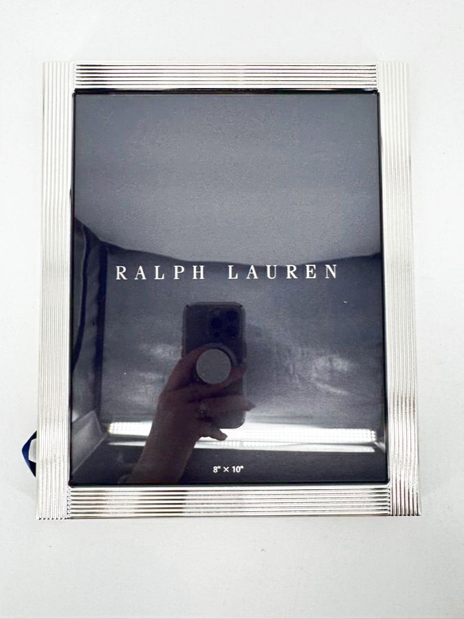 RALPH LAUREN Silver Luke Picture Frame w/ Box