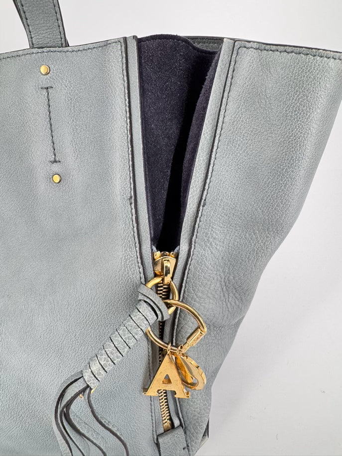 CHLOE Aqua Leather Tote