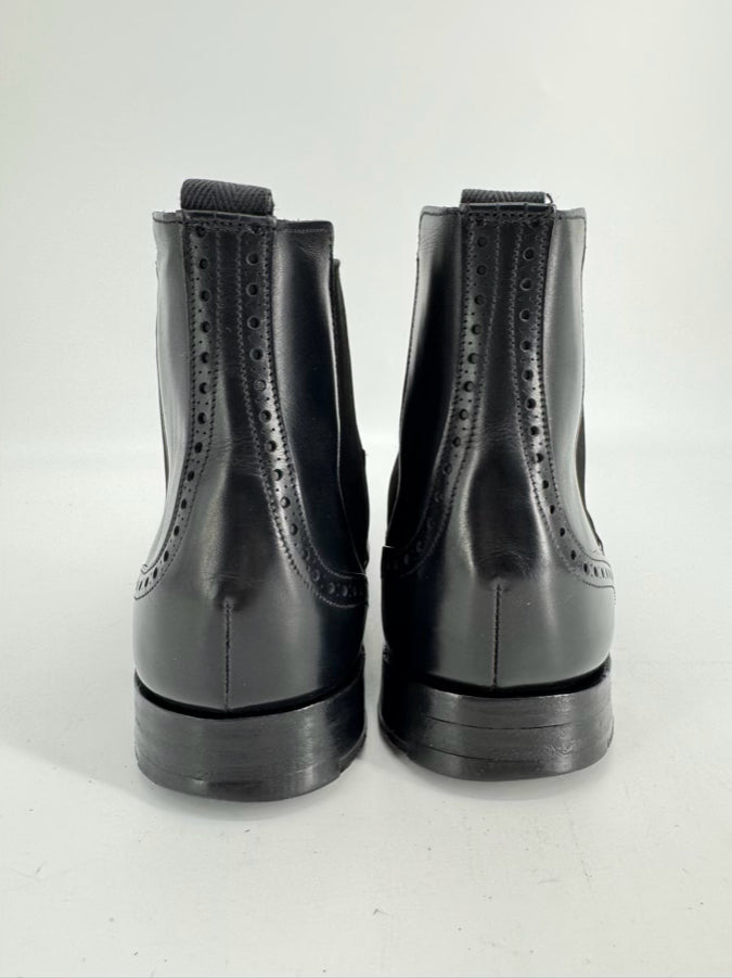 CHURCHS Size 11 Black Leather Boots