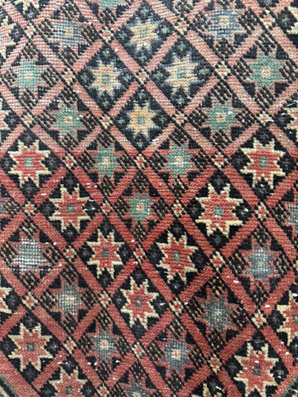 Shrimp & Gray Turkish Style Wool Area Rug
