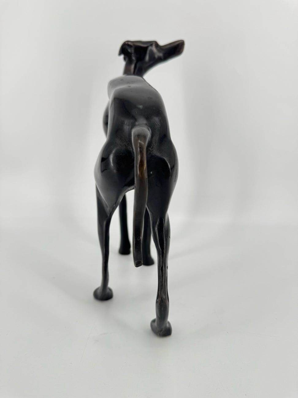 Bronze Greyhound Figure