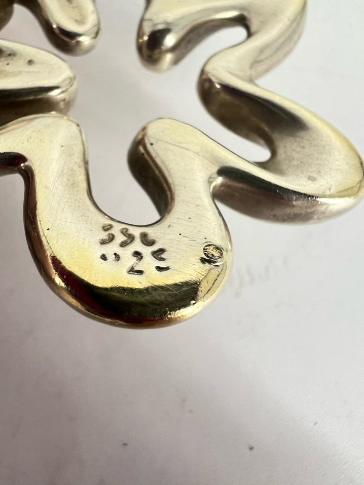 SIMON SEBBAG Sterling Flower Pendant