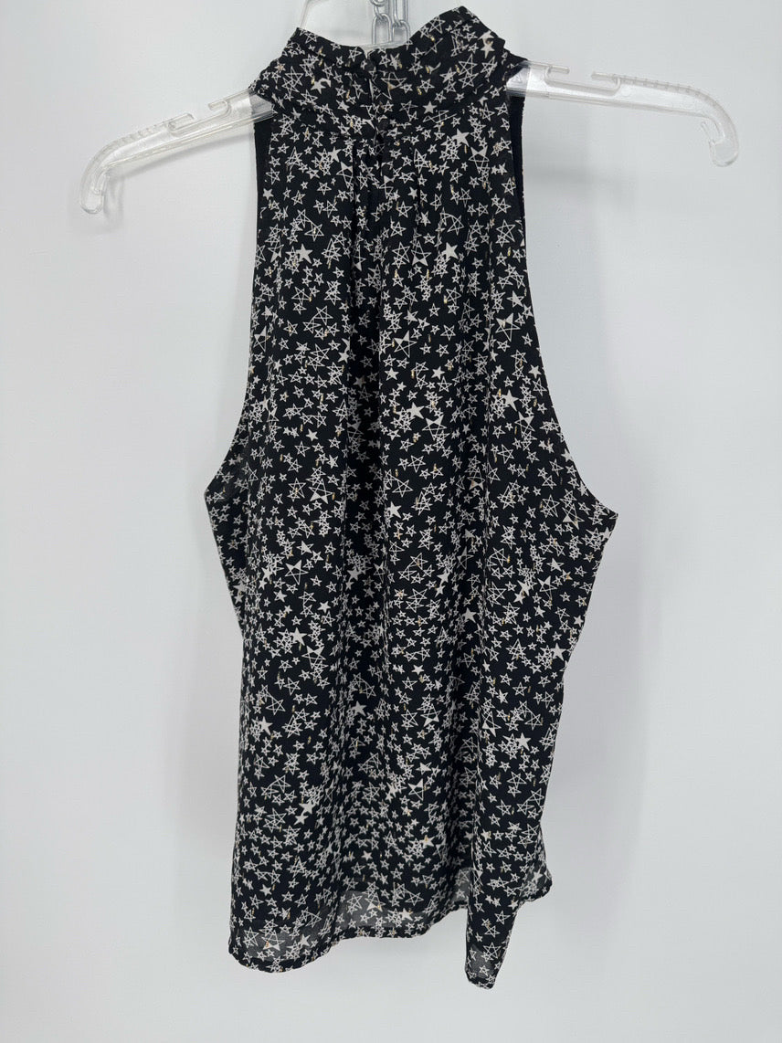 SEN Size XS Black Stars Skirt Set NWT