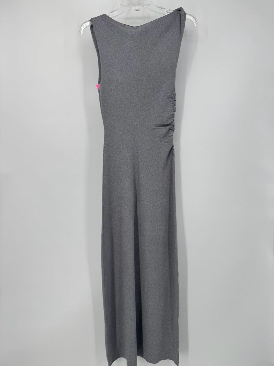 DISSH Size M Gray Marle Asymmetrical Maxi-Dress NWT