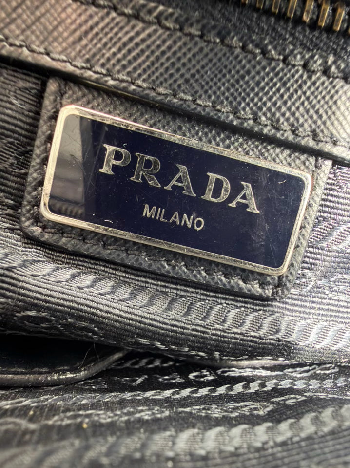 PRADA Navy Nylon Briefcase