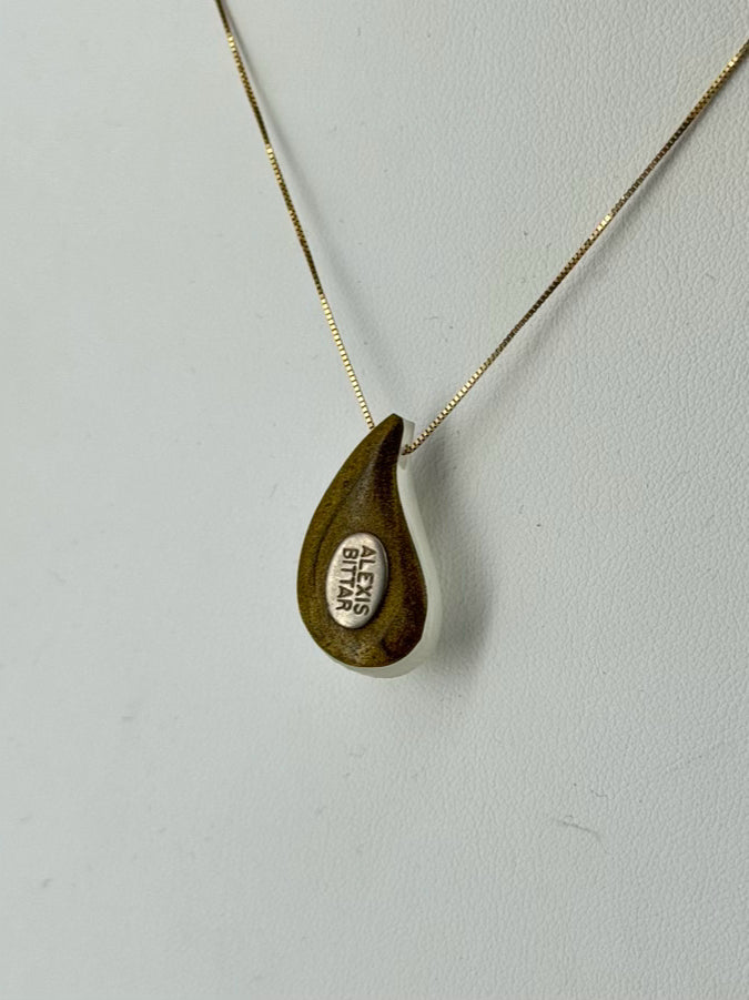 ALEXIS BITTAR 14K Lucite Dew Drop Necklace