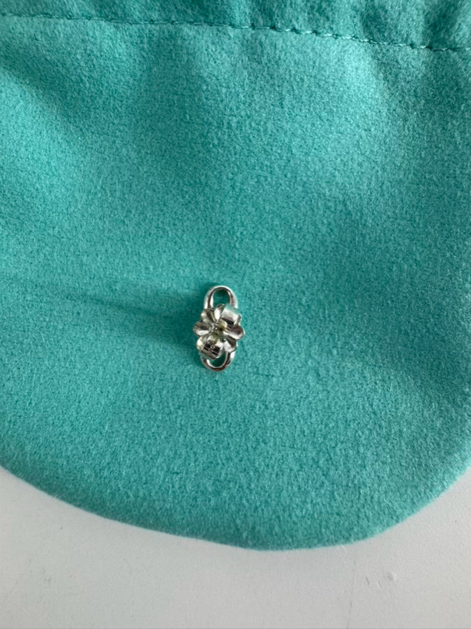 TIFFANY & CO. STERLING SILVER Infinity Stud Earrings