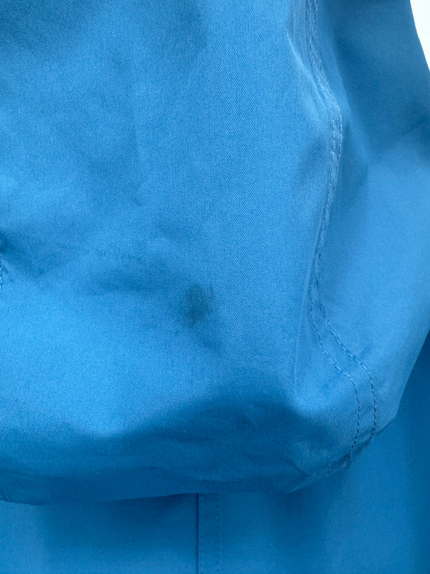 BARBOUR Size 12 Blue Rain Jacket