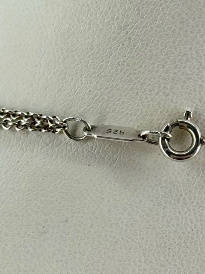 TIFFANY & CO. STERLING SILVER Infinity Pendant Necklace