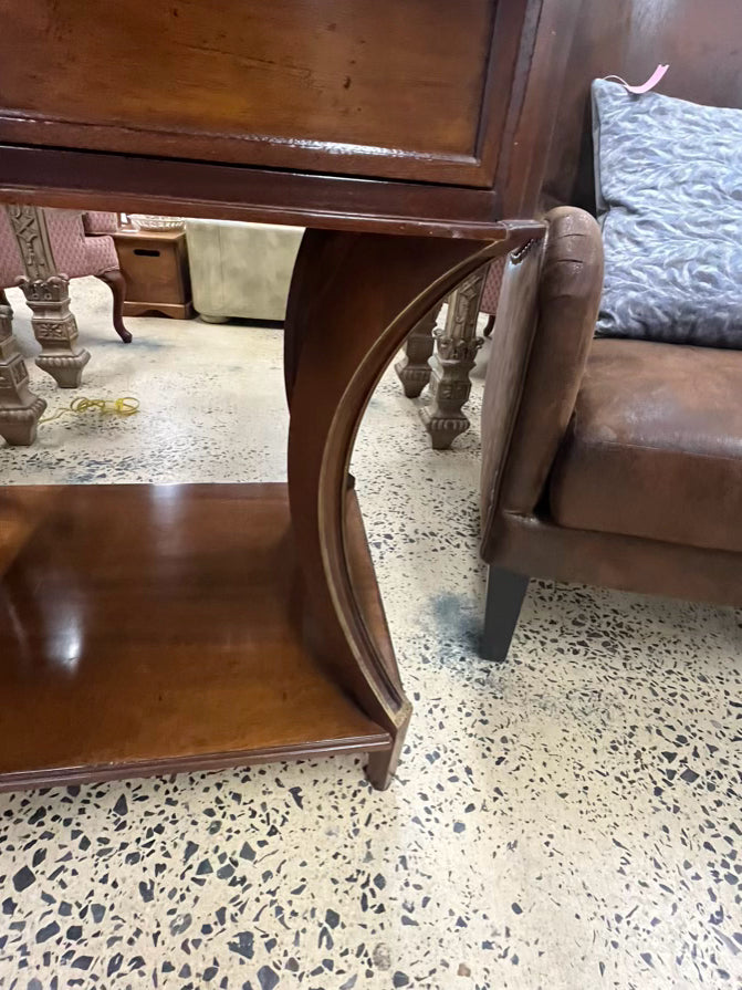 BAKER Wood Occasional Table W/ Drawer