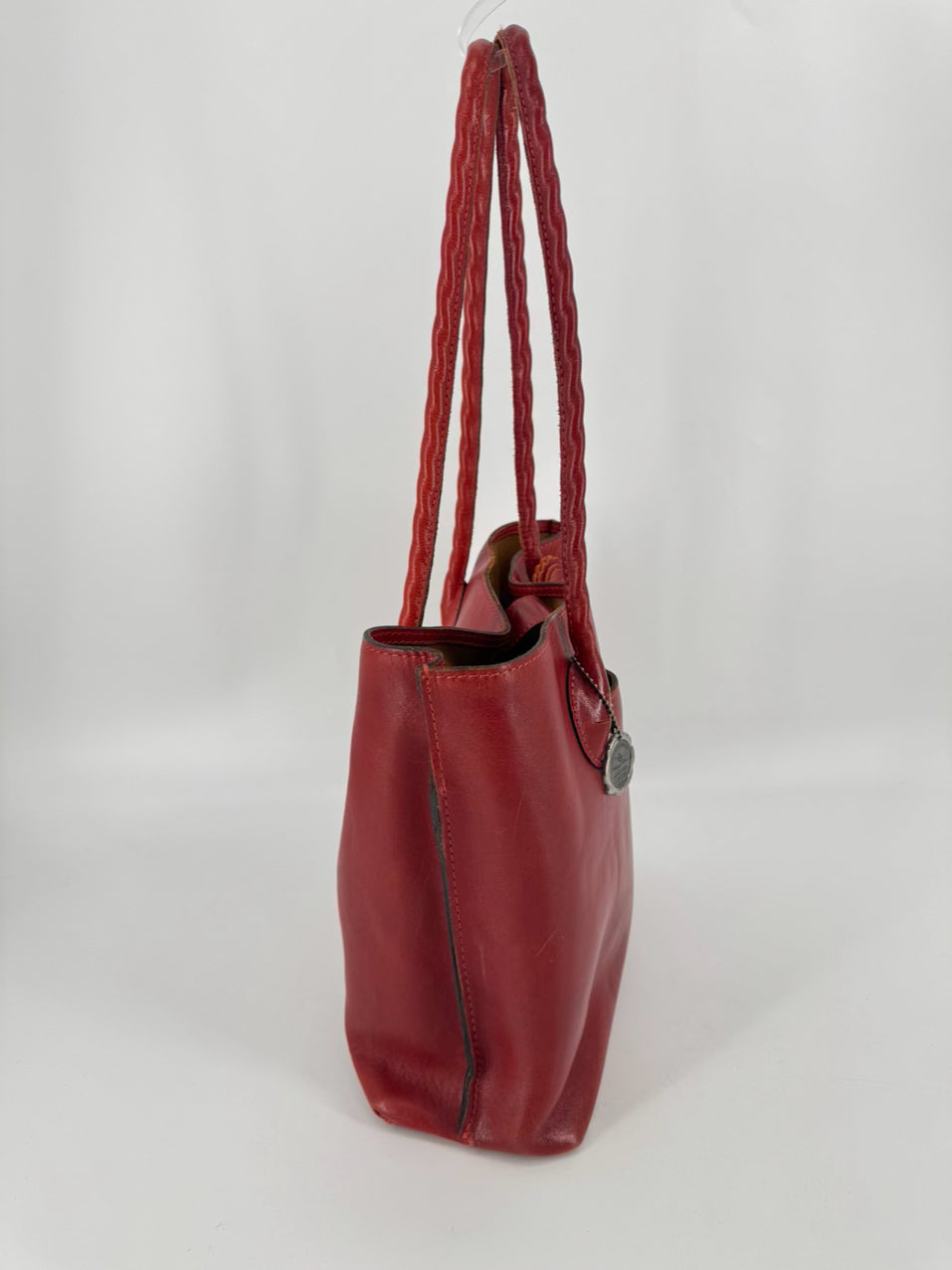 PATRICIA NASH Burgundy Leather Purse