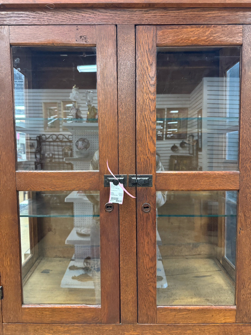 ANTIQUE Oak Pie Safe