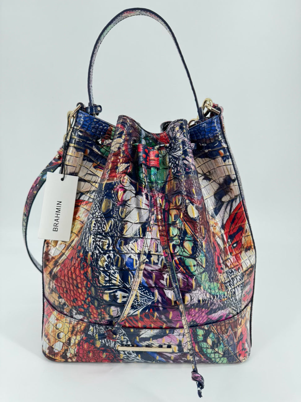 BRAHMIN Multi-Color Leather Marlowe Melbourne Metamorphosis Crossbody Bag NWT