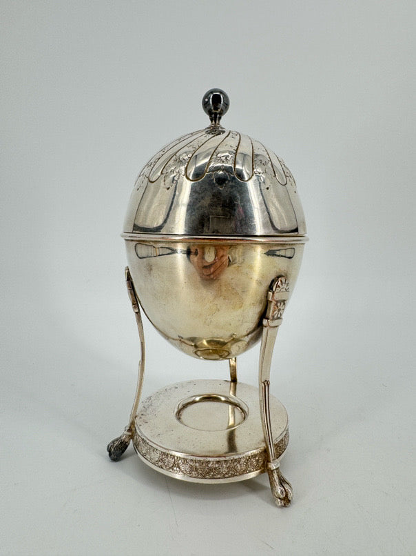 Silver Plate Footed Egg Warmer/Coddler