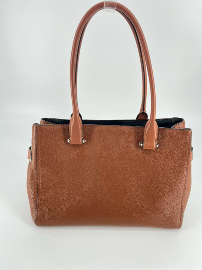 COACH Brown Leather Swagger Tote