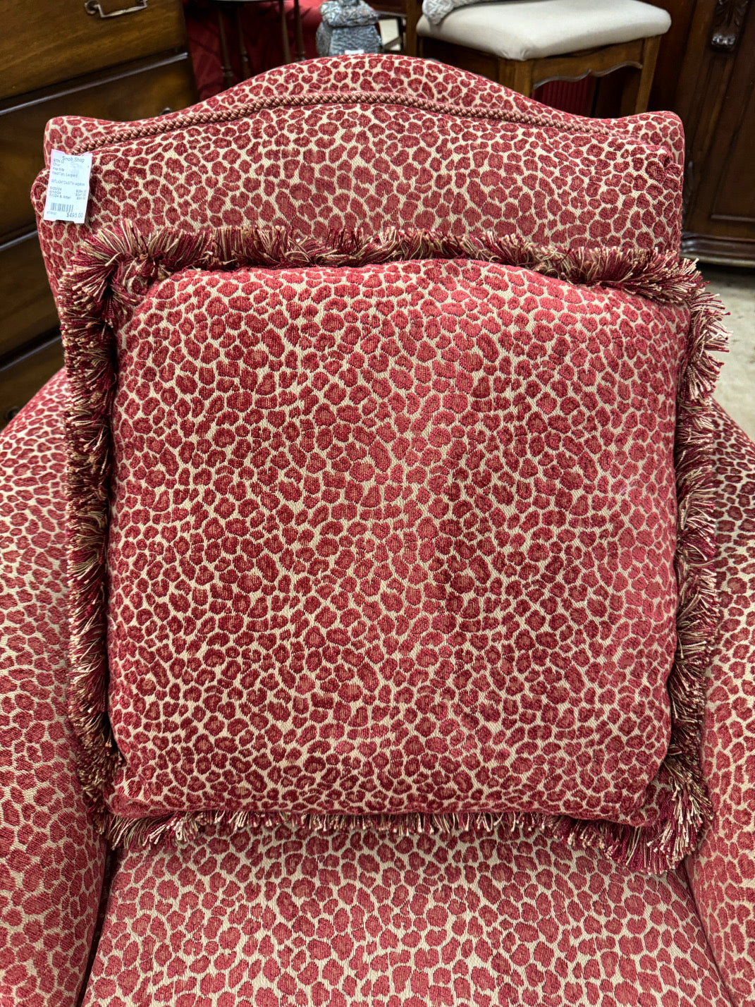 KEY CITY Red Leopard Chair