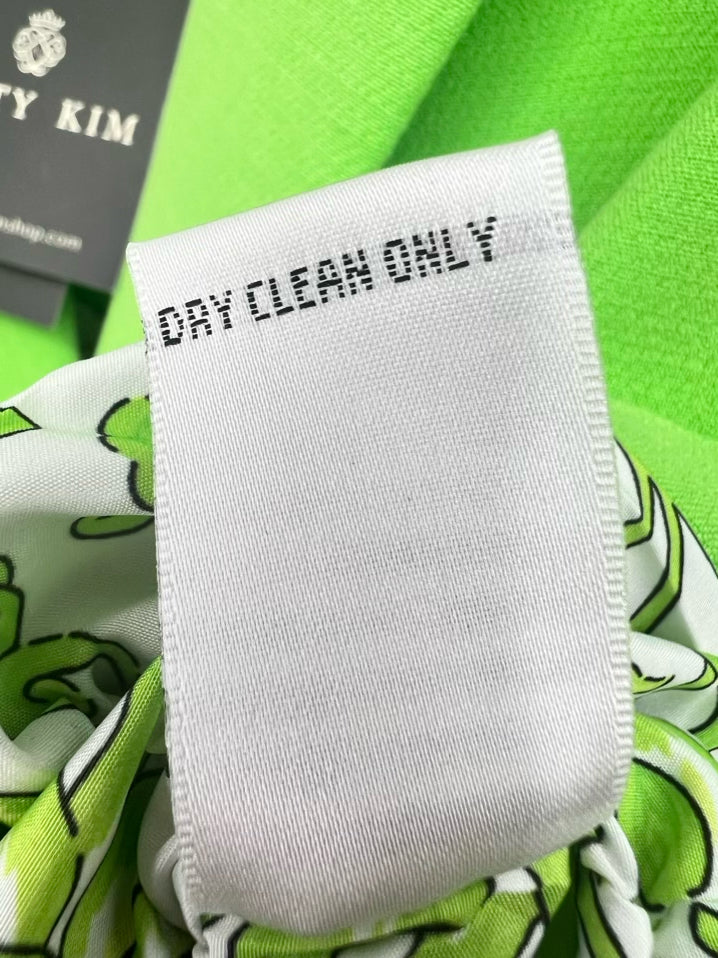 PATTY KIM Size M Lime Blazer NWT