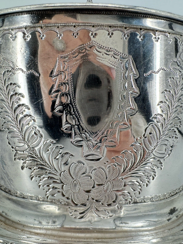 VINTAGE Silver Plate Biscuit Box