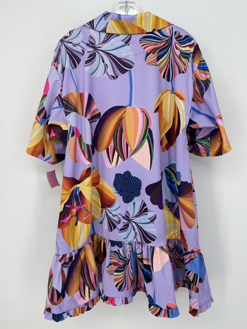 KIKA VARGAS Size M Lavender Print Dress