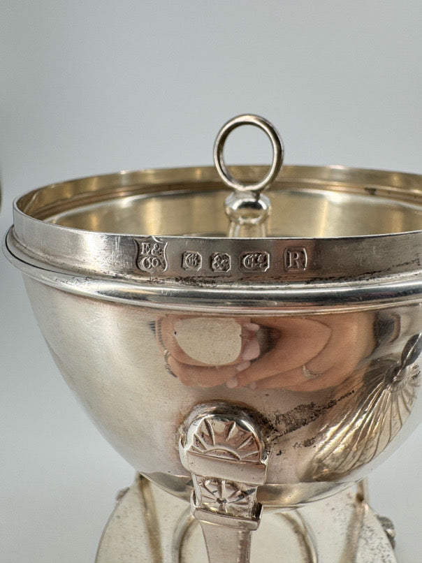 Silver Plate Footed Egg Warmer/Coddler