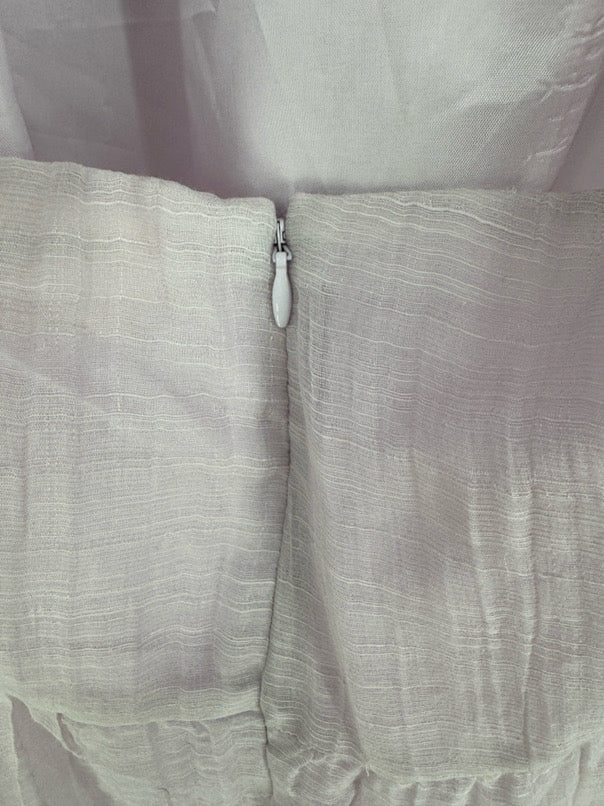 L'AGENCE Size 8 Lilac Ruffle Halter Dress