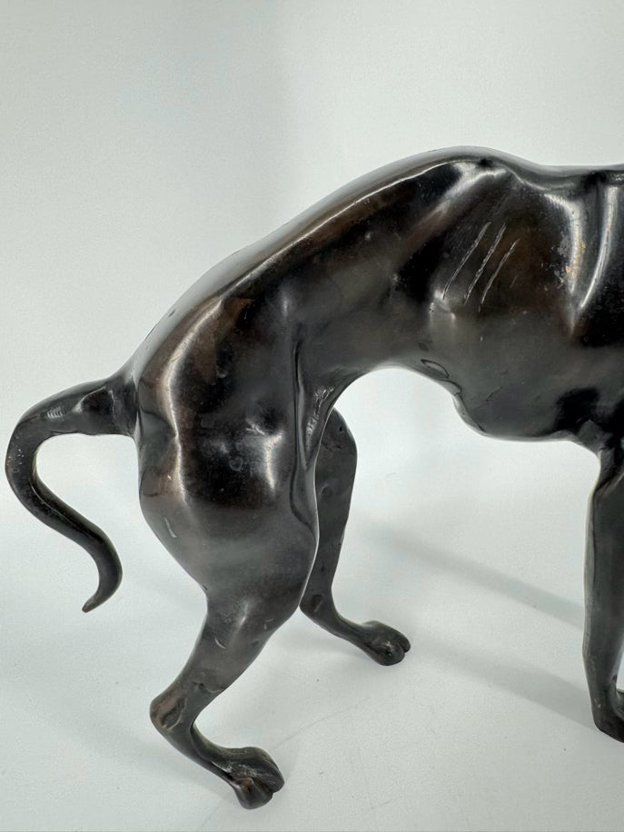 Bronze Greyhound Figure