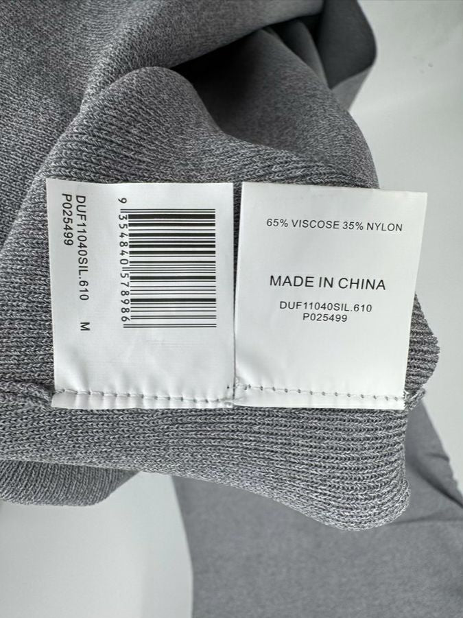 DISSH Size M Gray Marle Asymmetrical Maxi-Dress NWT