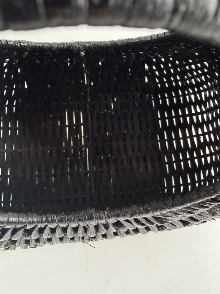 LOEFFLER RANDALL Black Wicker Purse