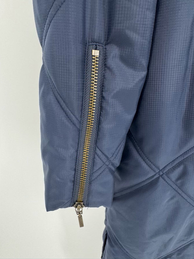 MARIE OLIVER Size M/L Navy Quilted Jacket