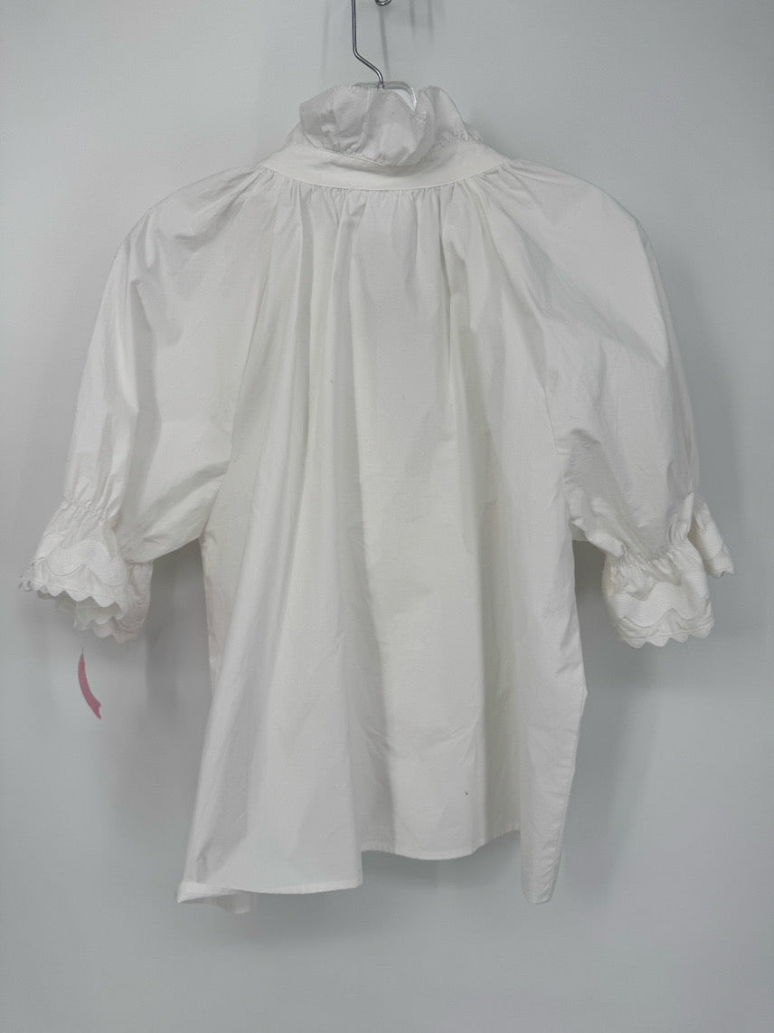 SUNDAYS by WEARESUNDAYS Size M White Hazel Blouse NWT