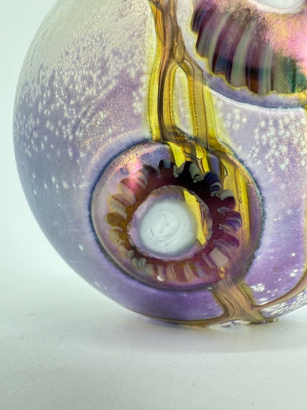 EICKHOLT 2004 Iridescent Glass Vase