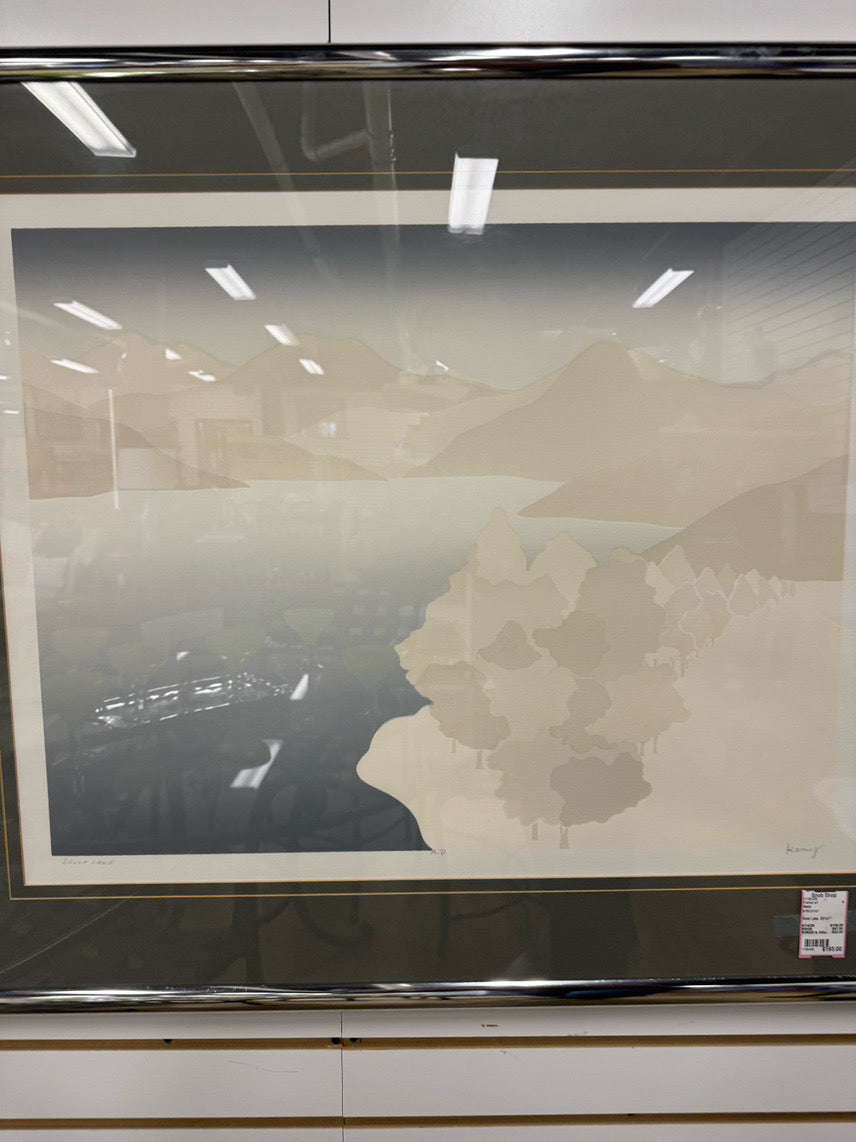 KAMY "Silver Lake" Artist Proof in Silver Frame