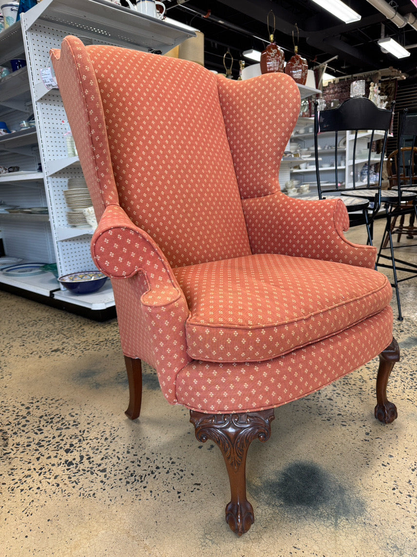 SOUTHWOOD Brick & Cream Queen Ann Chair