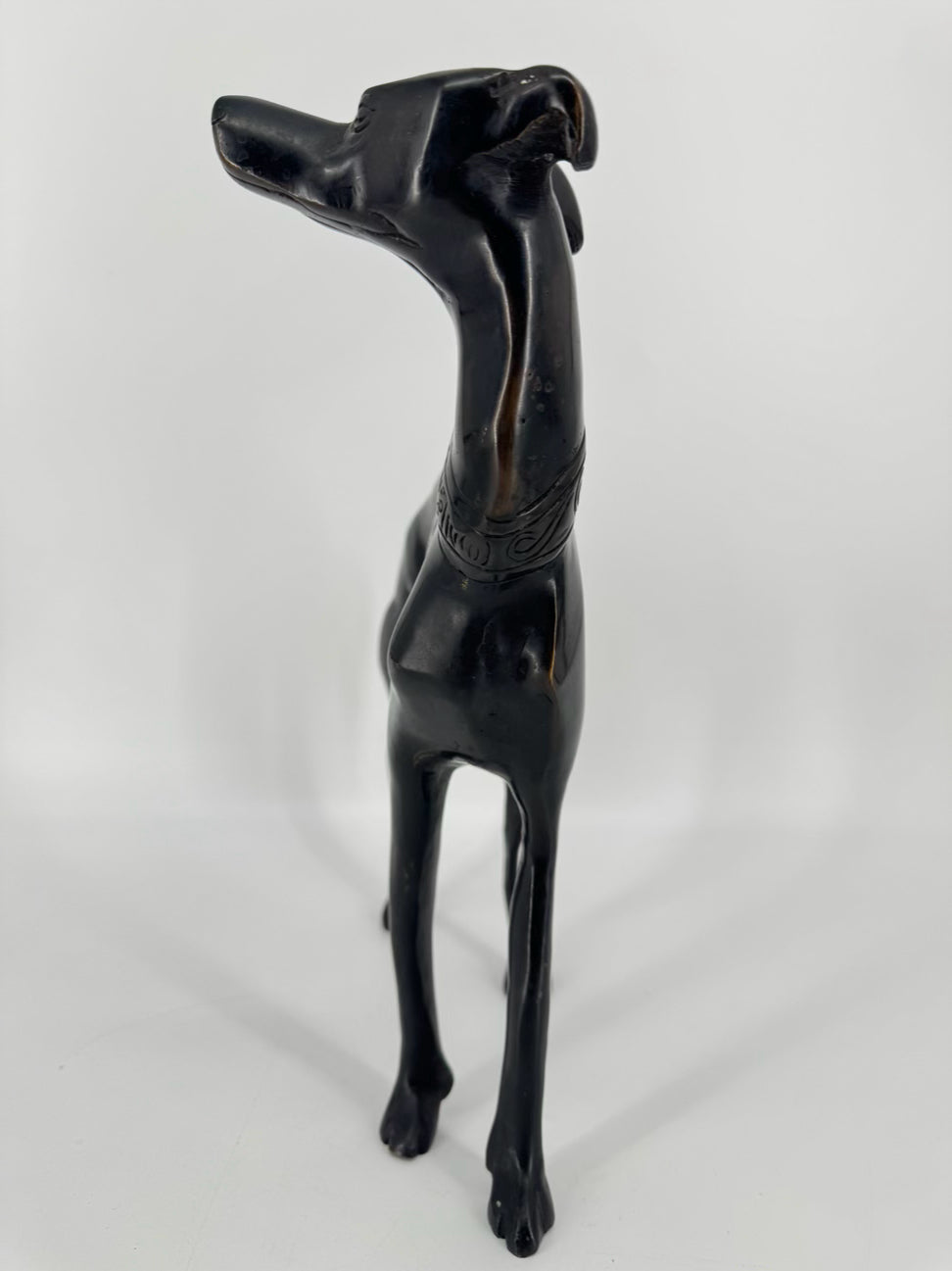 Bronze Greyhound Figure
