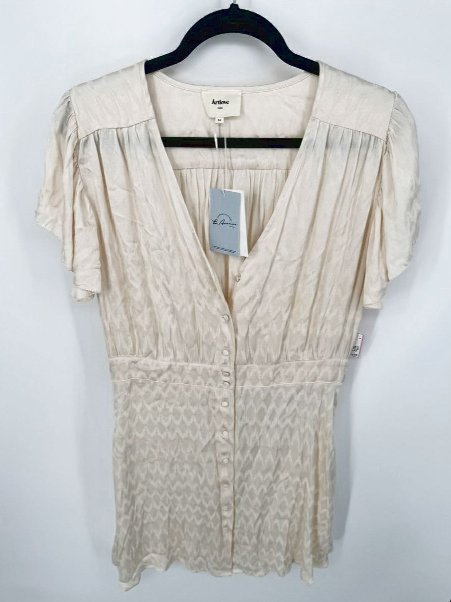ARTLOVE Size 42 Champagne Jamila Dress NWT