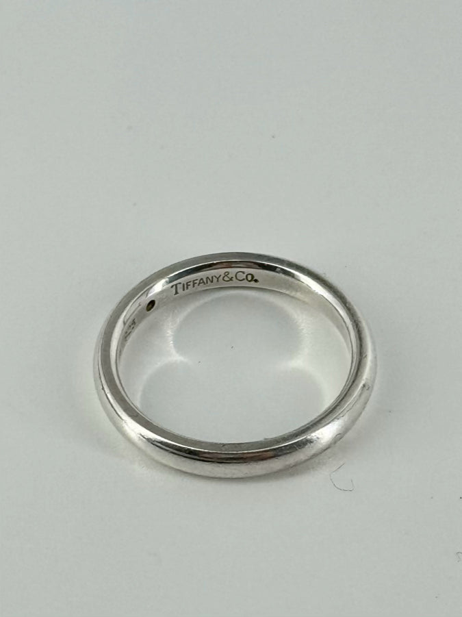 TIFFANY & CO. ELSA PERETTI STERLING SILVER Sapphire Stacking Ring