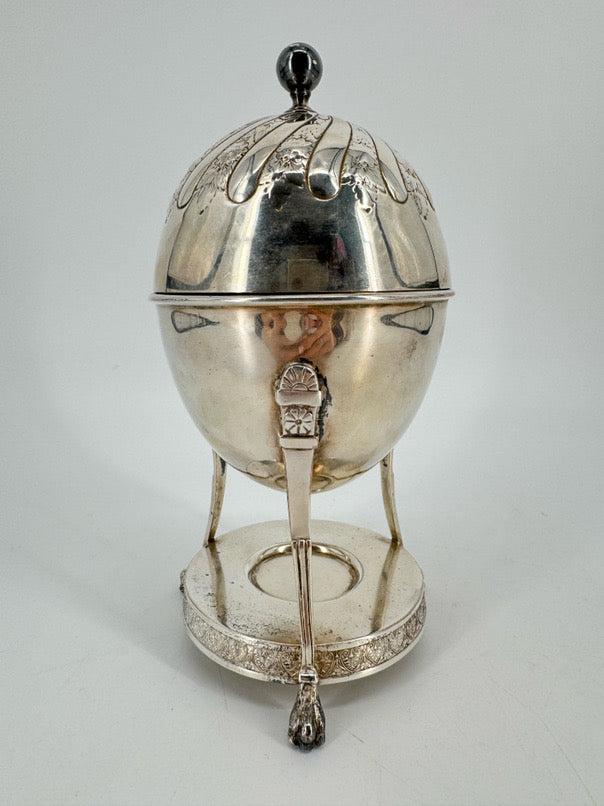 Silver Plate Footed Egg Warmer/Coddler