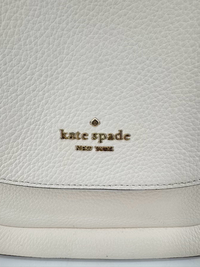 KATE SPADE Cream Leather Crossbody Bag