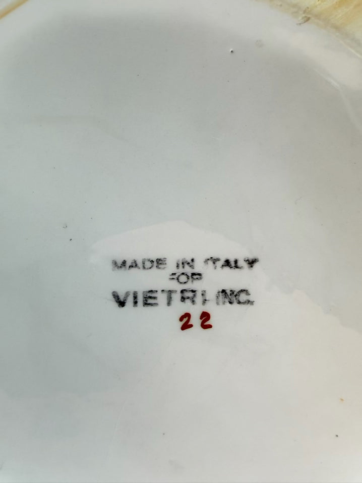 VIETRI Orange Pumpkin Bakeware