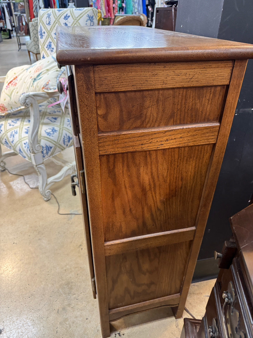Wood & Punched Tin Doors Pie Safe