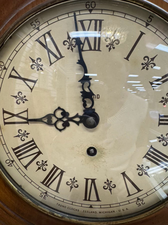 TREND Round Wood Clock