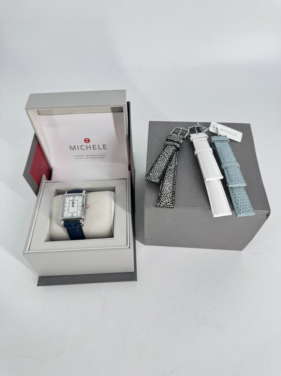 MICHELE Stainless Steel Deco II Watch